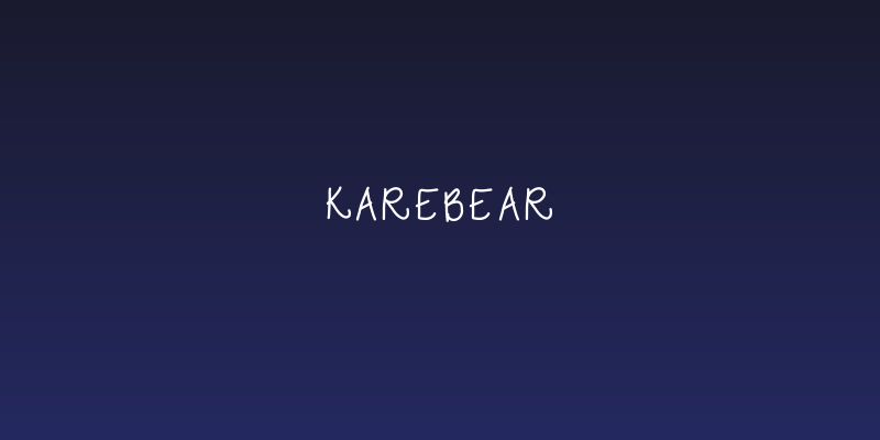 karebear Social Header
