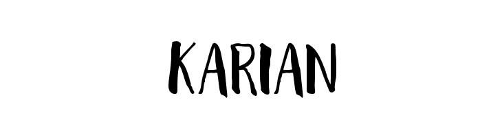 karian  les polices de caractères gratuit tlcharger