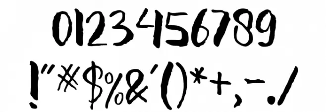 karian Font OTHER CHARS