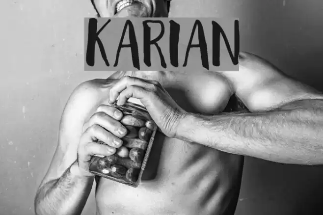 karian Font examples