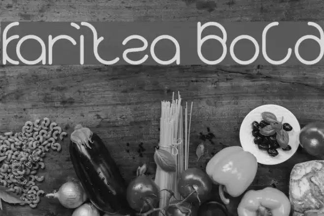 karitza Bold Font examples