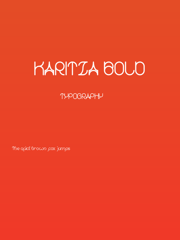 karitza Bold Poster