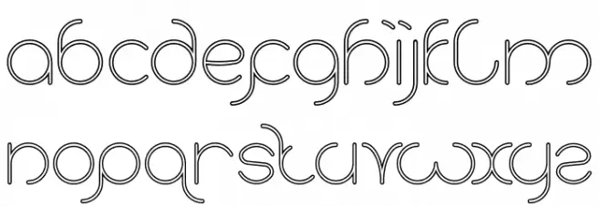 karitza-Hollow Caratteri MINUSCOLO