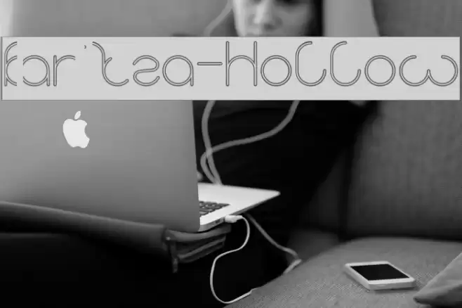 karitza-Hollow Font examples