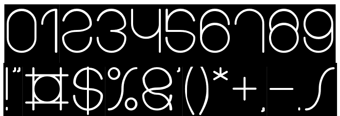 karitza-Inverse Font OTHER CHARS