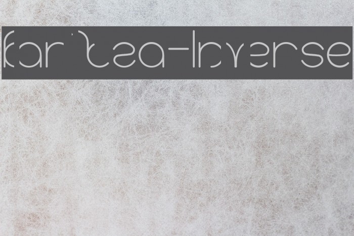karitza-Inverse Font examples