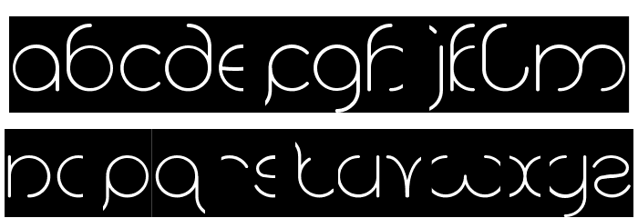 karitza-Inverse Font LOWERCASE
