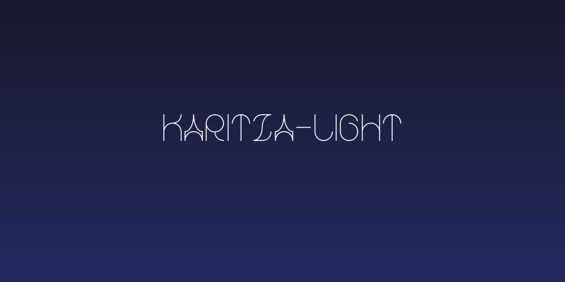 karitza-Light Social Header