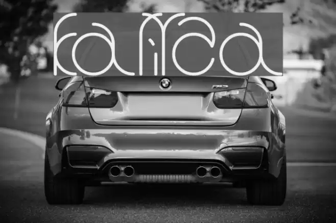 karitza Шрифта examples