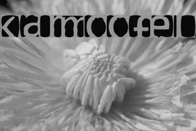 karmoofel Font examples