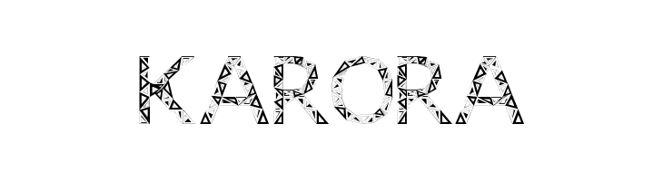 karora  Frei Schriftart Herunterladen