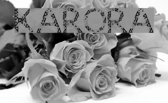 karora Font examples