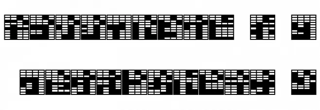 katakana,block Caratteri MAIUSCOLE