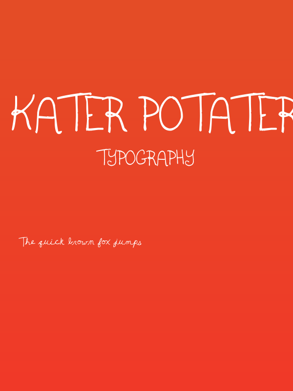 kater potater Poster