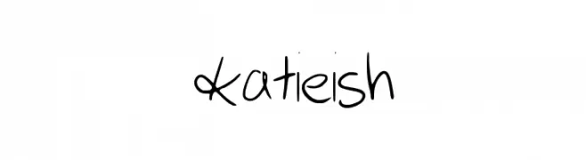 katieish  Frei Schriftart Herunterladen