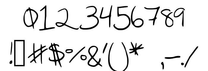 katieish Font OTHER CHARS