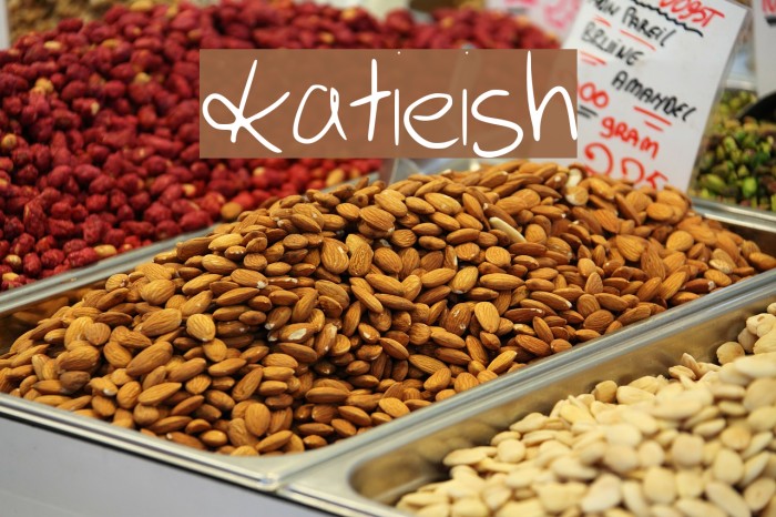 katieish Font examples