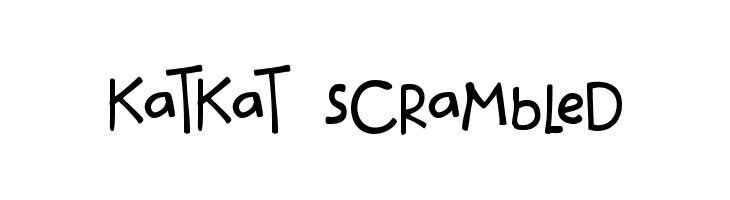 katkat_scrambled  नि: शुल्क फ़ॉन्ट्स डाउनलोड