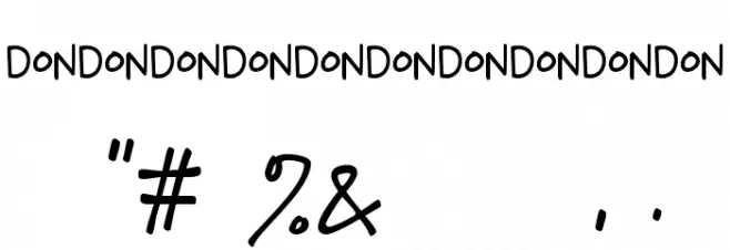 katkat_scrambled Font OTHER CHARS