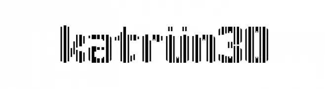 katrün30  免费字体下载