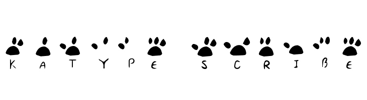 katype scribe Font