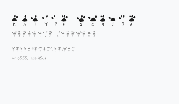 katype scribe Business Card