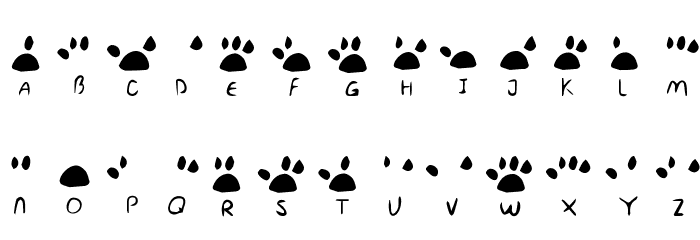 katype scribe Font LOWERCASE
