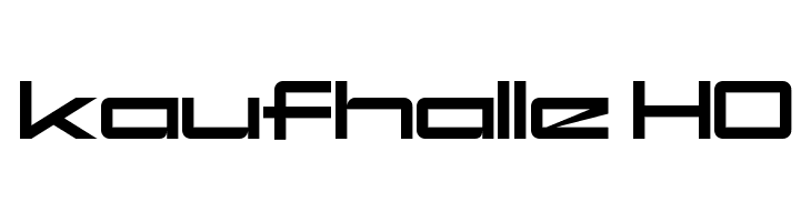 kaufhalle HO Font