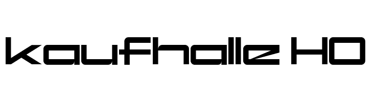 kaufhalle HO  Free Fonts Download