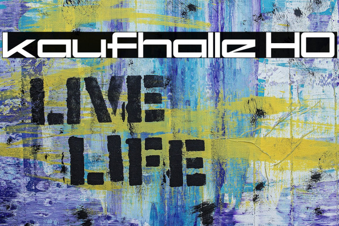 kaufhalle HO Font examples