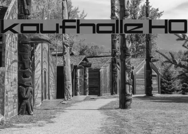 kaufhalle HO Font examples