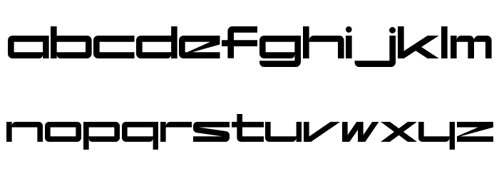 kaufhalle HO Font LOWERCASE
