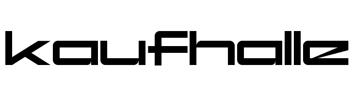 kaufhalle Font