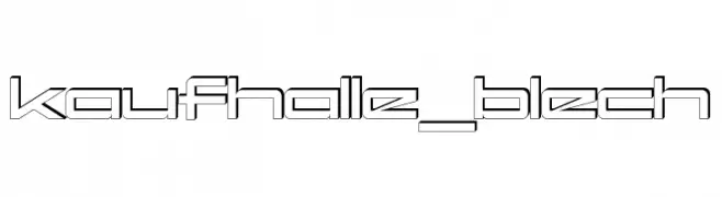 kaufhalle_blech  Fuentes Gratis Descargar