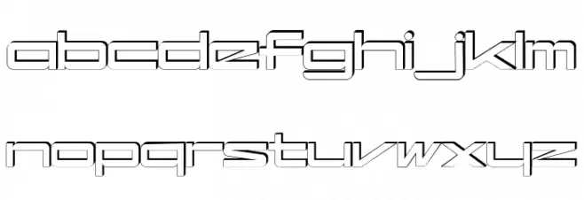 kaufhalle_blech خط أحرف صغيرة