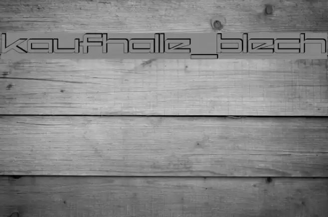 kaufhalle_blech Font examples