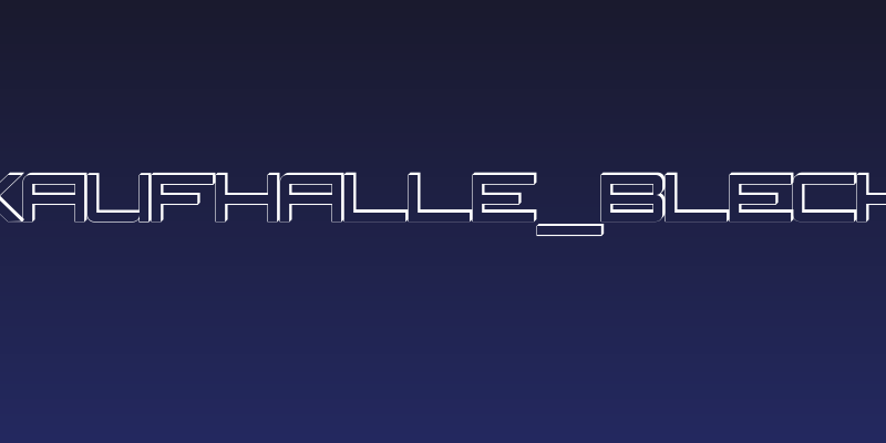 kaufhalle_blech Social Header