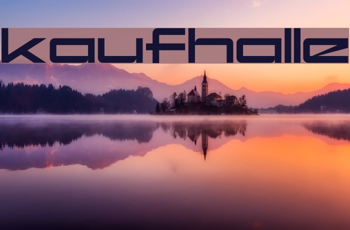 kaufhalle Font examples