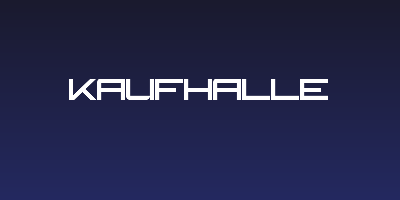 kaufhalle Social Header