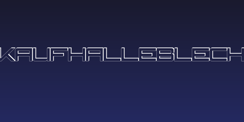 kaufhalleblech Social Header