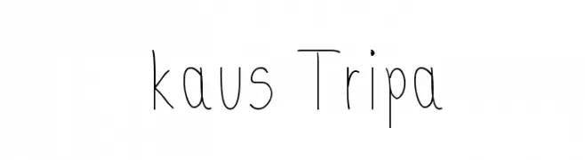 kaus Tripa  Descarca Fonturi Gratis
