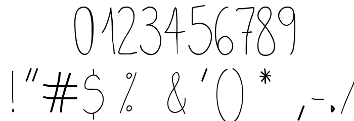 kaus Tripa Font OTHER CHARS