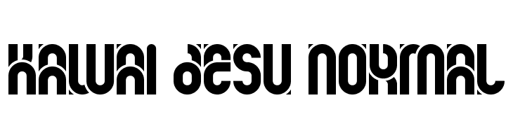 kawai desu normal Шрифта