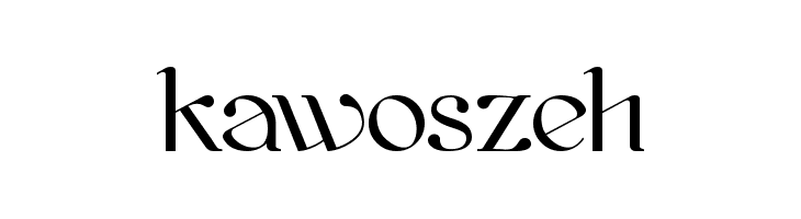 kawoszeh  Frei Schriftart Herunterladen