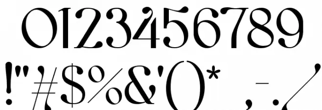 kawoszeh フォント その他の文字