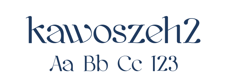 kawoszeh2 Font Preview
