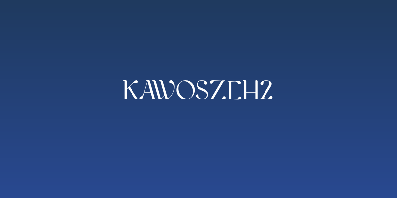 kawoszeh2 Social Header