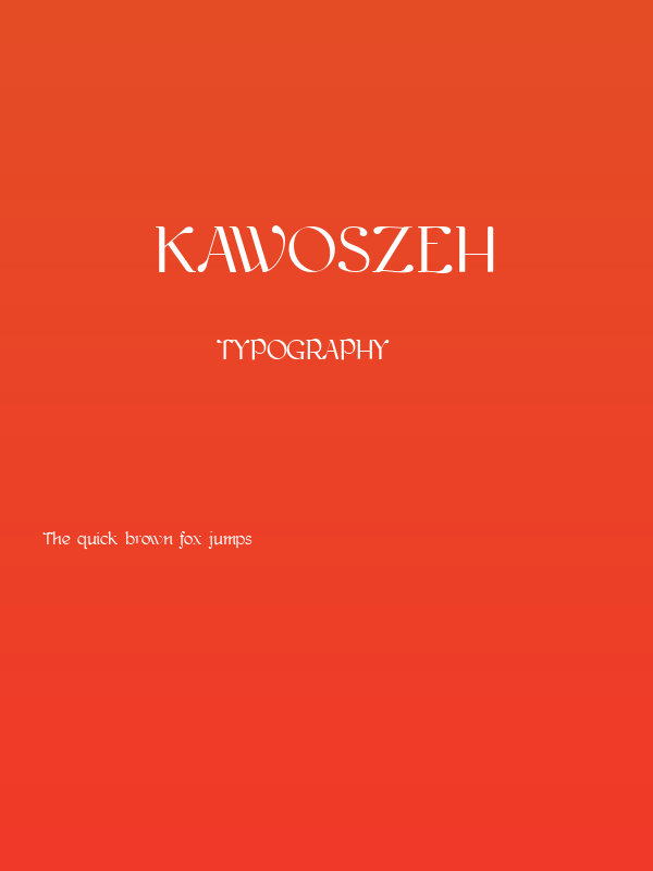 kawoszeh Poster