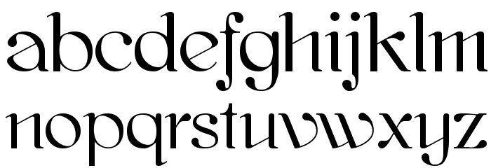 kawoszeh フォント 小文字