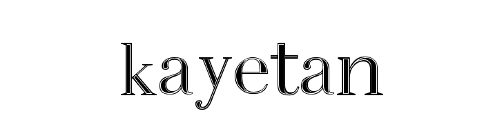 kayetan  नि: शुल्क फ़ॉन्ट्स डाउनलोड